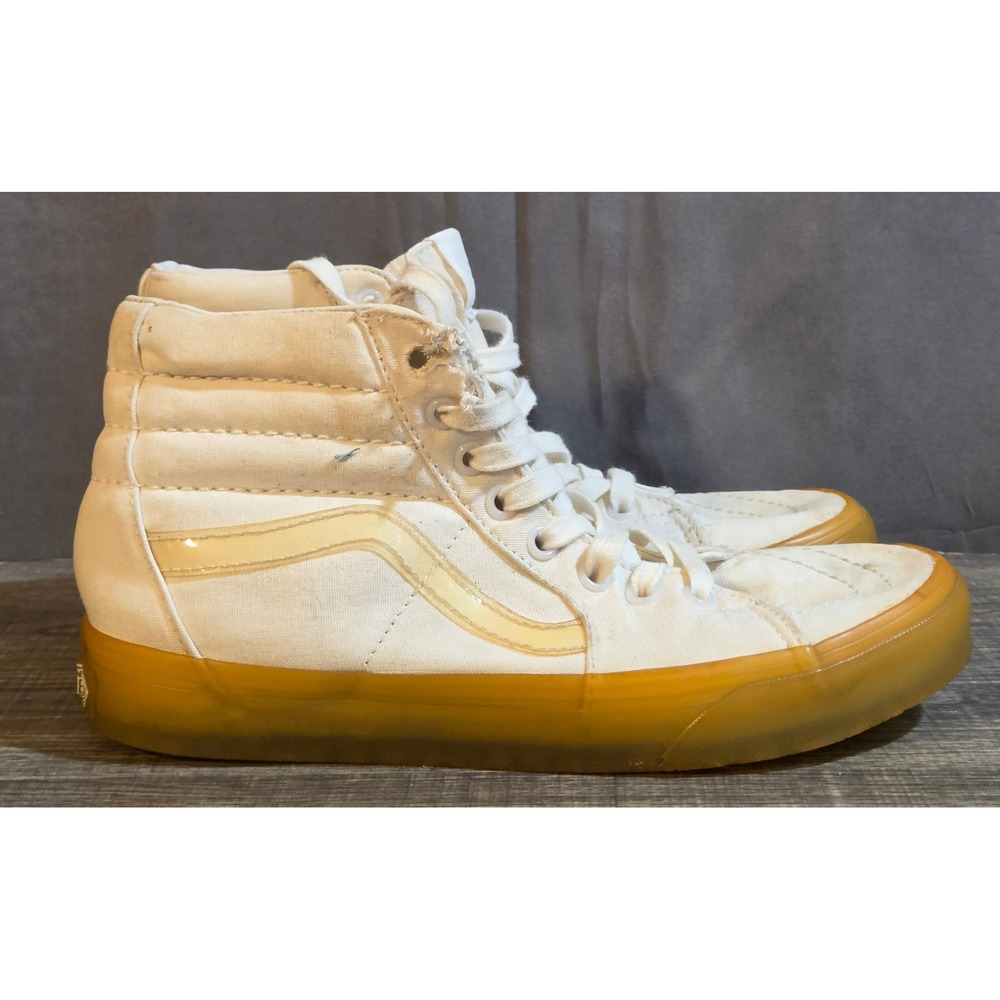Vans Sk8 Hi Sneakers Women's 7.5 Men's 6 White
